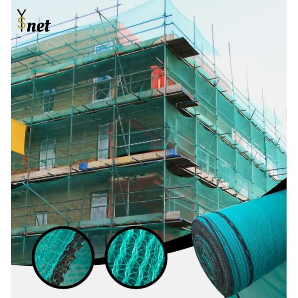 HDPE Debris Scaffold Netting Orange Fall Arrest Safety Netting Anti UV