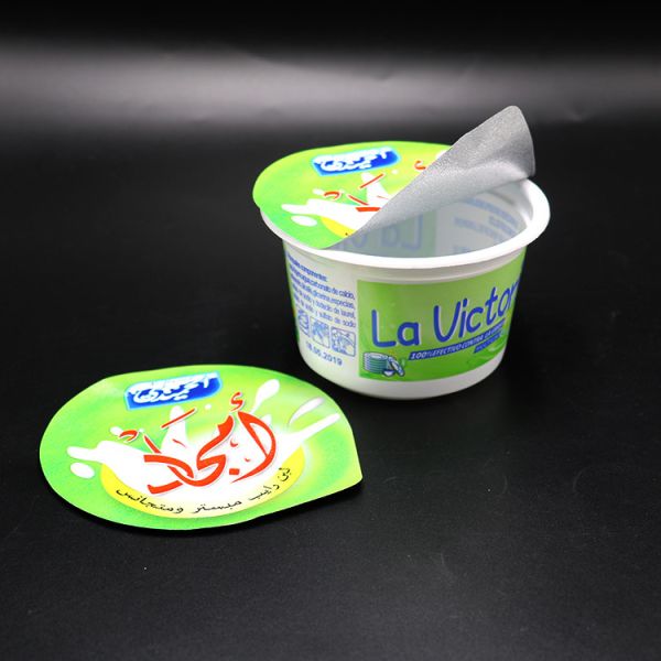 PP Round Yogurt Foil Lid Eco Friendly Recyclable Adhesives For Coffee Water Cups