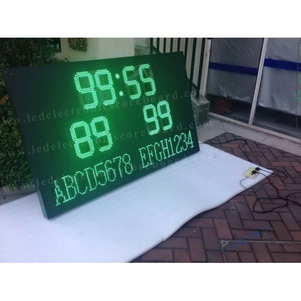 LED Football Scoreboard Display with Wireless Controller and 220V/110V AC power