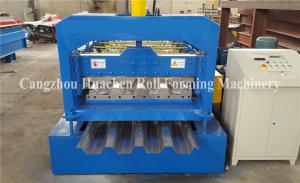 China 0.8 - 1.5mm Steel Deck Roll Forming Machine For Floor Decking Sheets wholesale