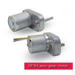 38mm * 64mm DC Spur Gear Motor / Brushless DC Motor With Carbon Brush