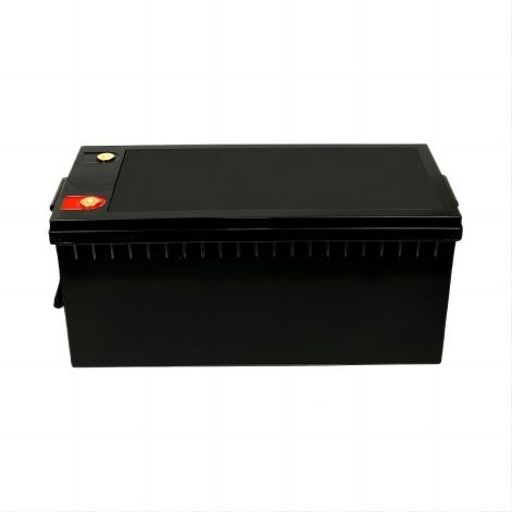 Enviromental Friendly High Output Power 12.8V 220AH Matt Black With BYD Cell LifeP04 Lithium Battery For RV