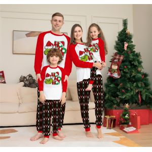 China Family Matching Children'S Outfit Sets Christmas Family Homewear wholesale