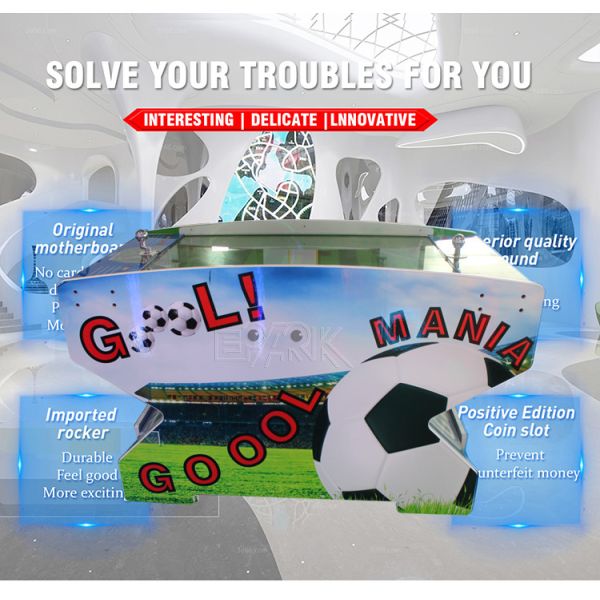 Goal Mania Amusement Park Coin Operated Machine Indoor Amusement Game Machine