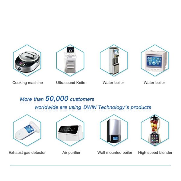 DWIN TFT Resistive Touch Screen 4.3 Inch Tft Panel Screen UV Protection