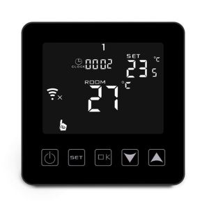 China weekly Programmable Touch Screen Electric Heating Thermostat 16A LCD Display for Electric Floor HeatingController wholesale
