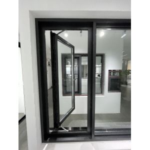 Powder Coated Aluminum Casement Windows Soundproof With EPDM / Silicone Sealant