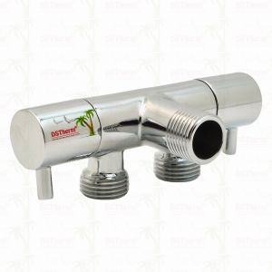 3-Way Diverter Valve Double Switch Angle Valve One-inlet Two-outlet Angle Valve