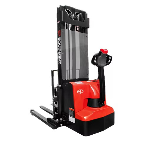 Quality 1.2T Electric Straddle Stacker For Non Standardized Pallets for sale