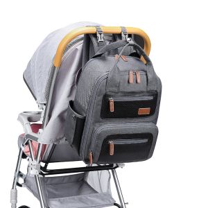 Multifunctional Nappy Backpack Scratch Resistant 23l Mommy Bag Rucksack