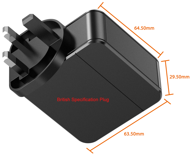 Mobile Phones 65W PD Fast Charger Lightweight Portable High Speed For Tablet