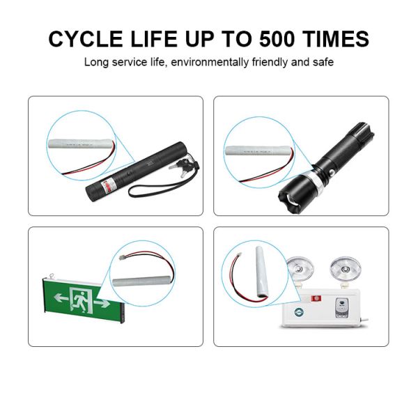 Rechargeable 4.8v NiCd Battery 2000mAh 2200mAh 1800mah NiCd Battery