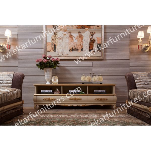 TV Stands Wooden Furniture marble tv stand living room furniture China Supplier FTV-103