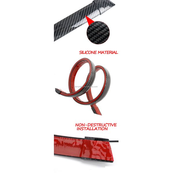 5W 12V Car Flexible Led Tail Light Carbon Fiber For Airman