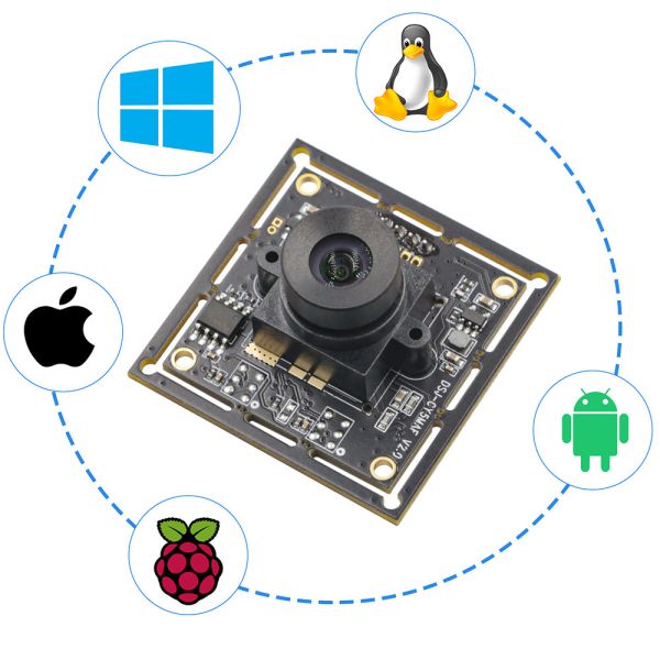 5MP IMX335 1/2.8 inch FF Face Recognition Fisheye Lens Industrial Micro Camera Module