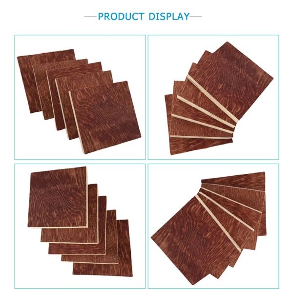 Solid Wood Film Faced Plywood With Maple Veneer Board Surface Material