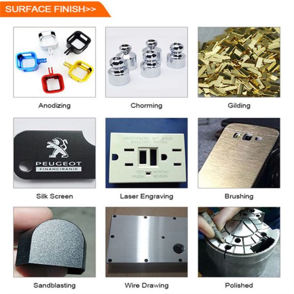 Cnc Machine Precision Milling Spare Parts Components Custom