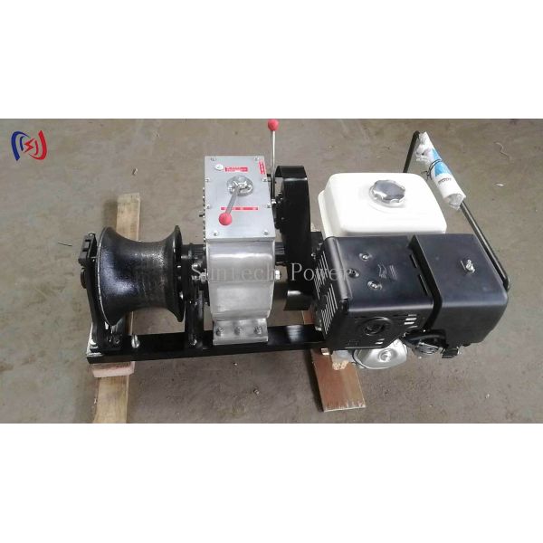 Heavy Duty Powered Winch with 3-8T Tractive Force and 4-11M/Min Traction Speed for Cable Pulling