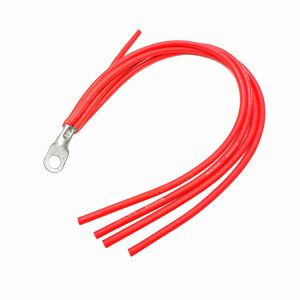 Automotive 8AWG 10AWG Power Battery Cable Silicone Wire 200mm