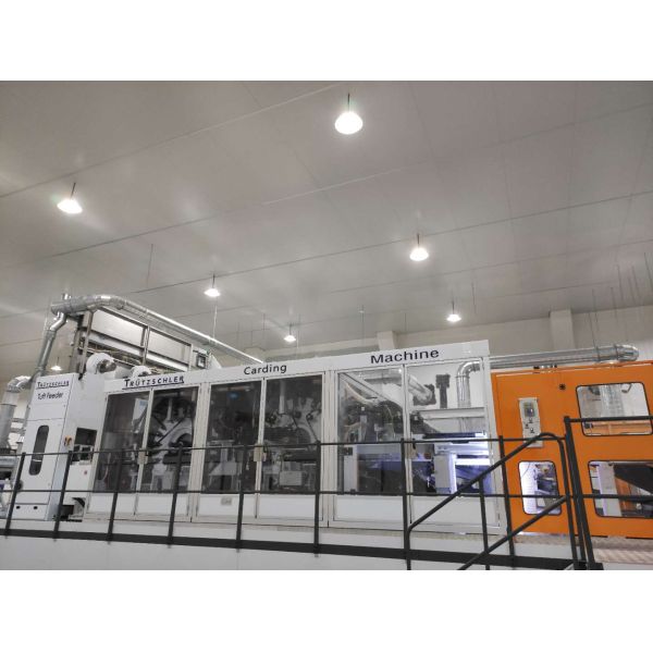 85% Viscose 15% Polyester Fibre Spunlace Nonwoven Germany TrüTzschler