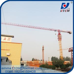 China 6t Flat Top Tower Crane For Real Estate Building Construction Use on sale