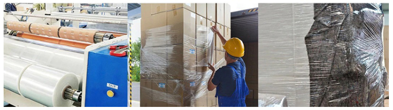 40cm 50cm Casted Plastic Packaging Cling Film PE Stretch Film