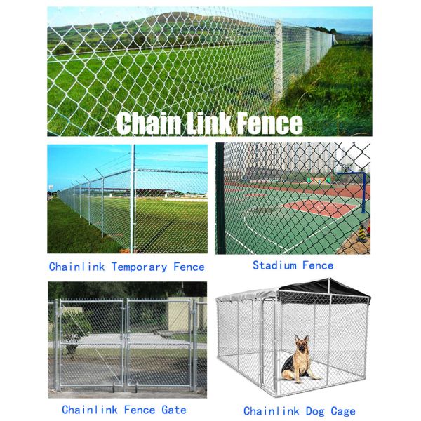 75mm chain link mesh fencing, hot dipped chain link mesh fencing