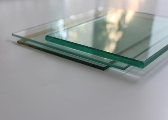 Impact Resistant Clear Tempered Glass 3mm~25mm Thickness With Polished V Edge