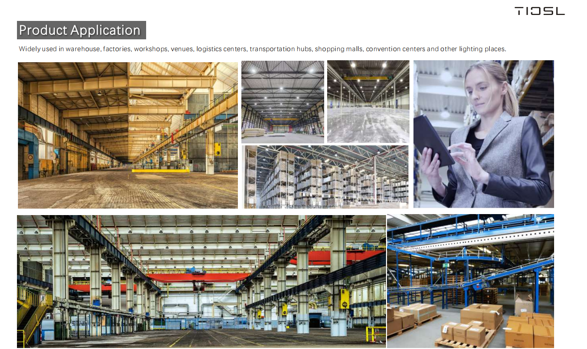 Dimmable High Bay Led Smart Light 200W 240W 180lm/W IP66