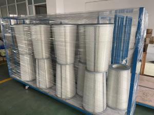 China Polyester PTFE Cartridge Filter 324x213x1000mm Cylindrical wholesale