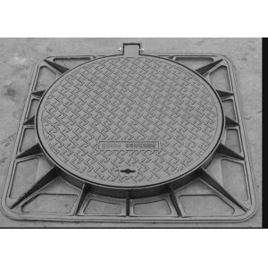 China Automatic Line Watertight Manhole Cover Sand Casting EN124 Approved wholesale