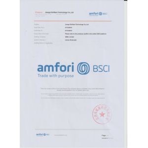 Jiangxi Brilliant Technology Co., Ltd. Certifications