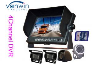 China Bus / truck / trailer / coach 7 inch TFT Car Monitor AHD with 720P camera , SD Card on sale