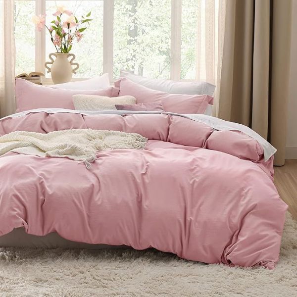 3 Pieces Extra Soft Bedding Set, Includes 1 Duvet Cover with Zipper Closure & 2 Pillow Shams