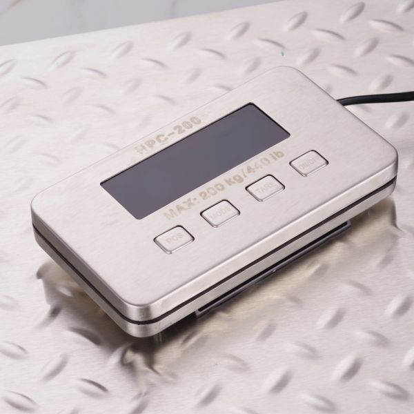 300 * 300 * 55mm Rechargeable Stainless Steel Parcel Scale 200 kg Industrial Platform Scale for Precise Parcel Transport