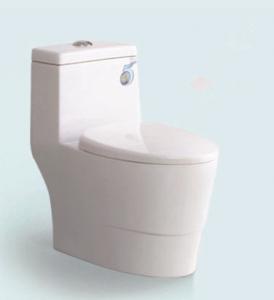 China Bathroom Sanitary Ware Ceramic Siphonic One piece Toilet/WC/Toilet seat/Floor mounted wholesale
