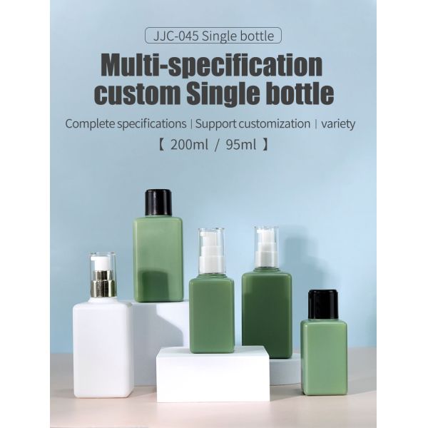 Sealing Type PETG Plastic Bottle 200ml Shampoo And Conditioner Bottles For Foam Soap