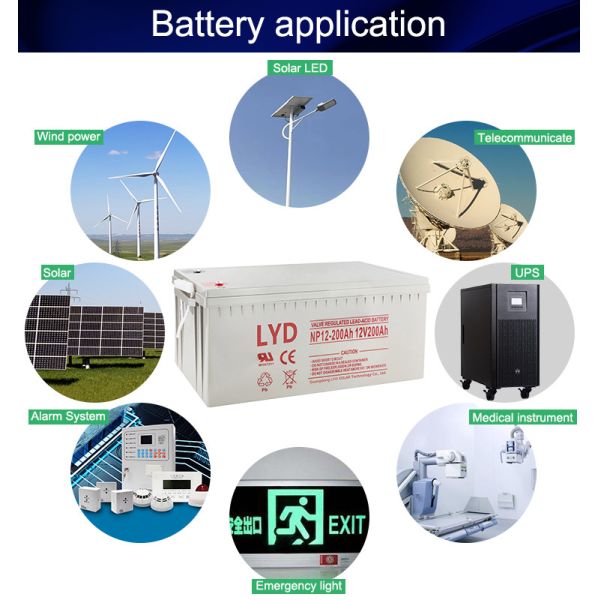 Quality Residential Commercial NP12-200Ah Solar Battery Storage 58Kg for sale