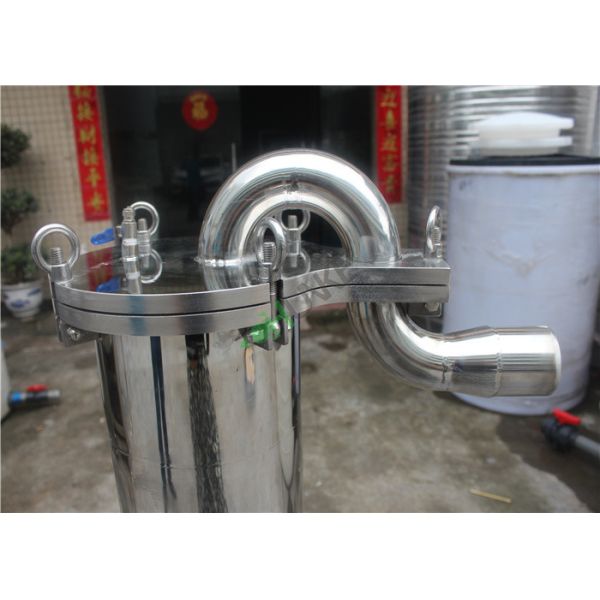SS304 / SS316 Bag Filter Housing For RO Machine Customized Size