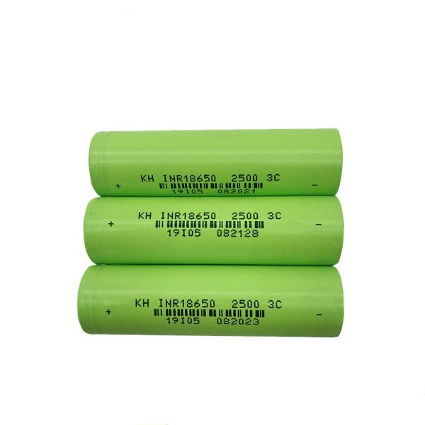 High Power 3.7 V 2500mAh 18650 Lithium Ion Battery
