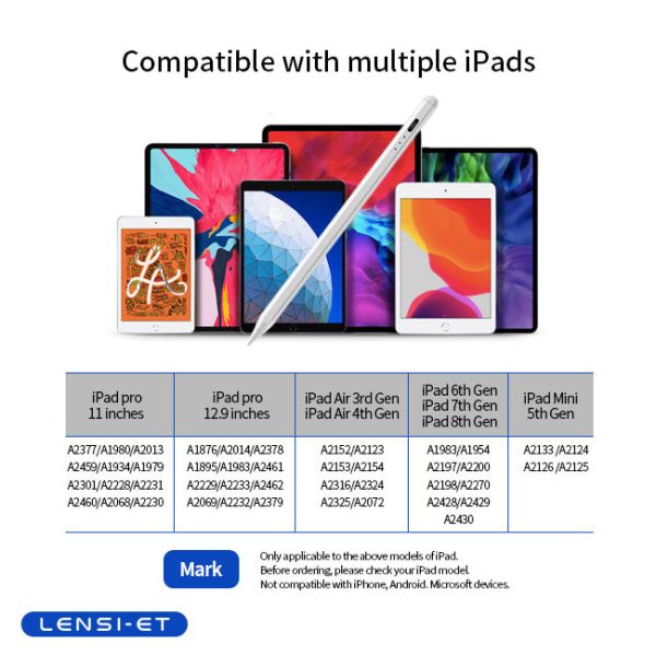 Write Phone Active Stylus Pencil For IPad Smart Touch Screen