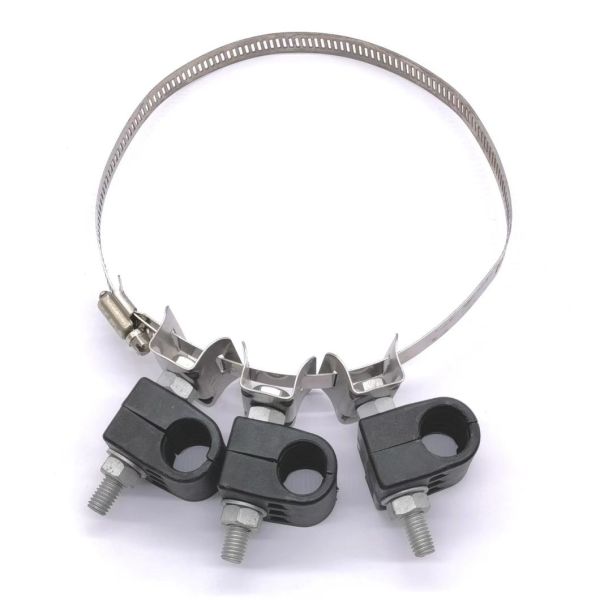 Fiber Power Optic Clamp 5-7 mm, 19-25 mm 3 Way Cable Feeder Clamp Used by Maxdao