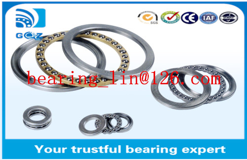 Open Shaft Washer Stainless Steel Thrust Ball Bearing 51110 Low Noise 50 X 70 X 31 mm