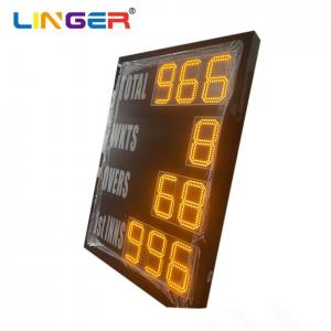 China Electronic Led Cricket Scoreboard With Nine 200mm Digits Dc12v Power wholesale