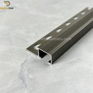 China Stair Tread Nose Straight Edge Tile Trim Corner YJ-020 12.6mm on sale