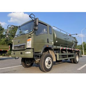 China Sinotruk HOMAN 4x4 Off Road 8000L Sewer Vacuum Truck wholesale