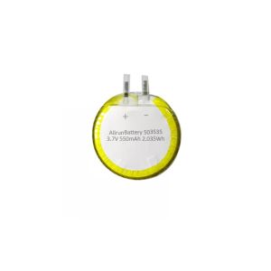 China 15mm Round Lithium Polymer Battery 503535 3.7 V 550mAh LiPo Battery wholesale