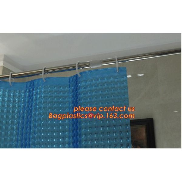 Custom Polyester Printing Shower Curtain, waterproof fireproof hook kids bathroom shower curtains, PEVA Shower curtain f