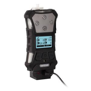 China 4 Gas Analyzer With Micro Clip H2S O2 CO LEL Ex 4 Compound Gas Detector IP67 Explosion Proof wholesale