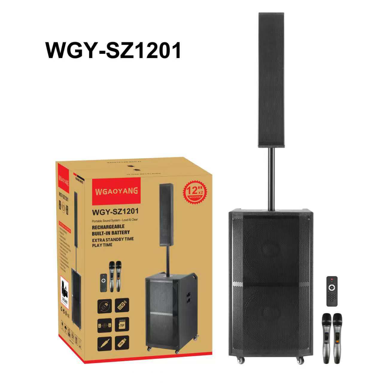 Quality 12 Inch portable professional karaoke speaker function to make the singer with very good exprience feeling for sale